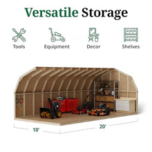 Little Cottage Co. 10x20 Value Gambrel Barn with 4 ft. Sidewalls, Outdoor Wood Storage Shed Do-It-Yourself Precut Kit