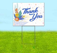 TampaPrinting Thank You Yard Sign 18" x 24" with Metal Step Stake