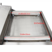 WYDDDARY Double Chamber Vacuum Sealer 1500W Stainless Steel Commercial 19.7inch Sealing Length