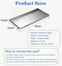 Removable Potted Plant Drip Tray, Outdoor Ac Unit Condensate Drain Pans