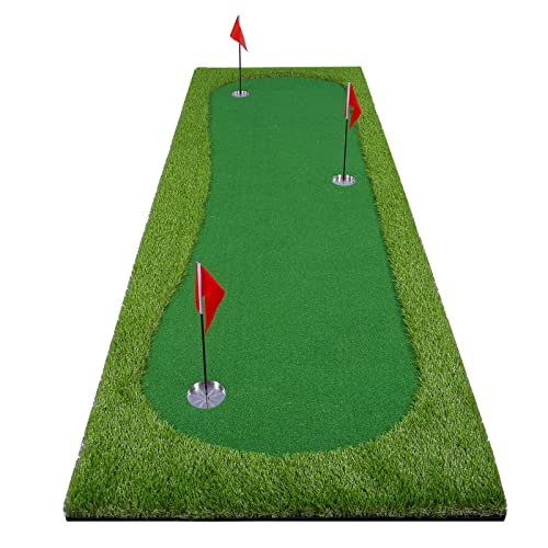 BOBURN Golf Putting Green Mat 3.3x10ft