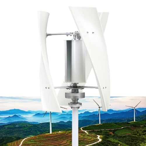 AISINILALAO 6000W Wind Power Generator, Low Noise 12V 48V 24V 220V Free Energy Wind Turbine Alternator with MPPT Controller for Solar Hybrid System,24v