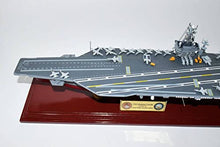 Squadron Nostalgia LLC USS Abraham Lincoln CVN-72 Nimitz Class Carrier Scale Model Mahogany 24 Inch Multicolor