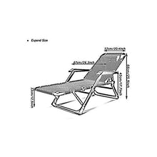 IIPOSAQQ Folding Zero Chair Folding Patio Recliner Adjustable Anti Lounge Chair Support 300lbs for Outdoor Camping Garden Patio Lawn (Color : C Size : 67x66cm) (B 67x66cm)