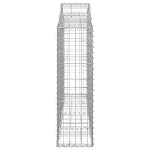 Arched Gabion Baskets 4 pcs Galvanized Iron White Black Other