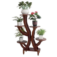 MIIKHI Plant standIndoor Tiered Plant Stand, Tall Wooden Flower Pot Stand for Multiple Plants