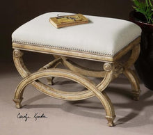 Uttermost Karline Small Bench 23 Inch Champagne Silver Nail