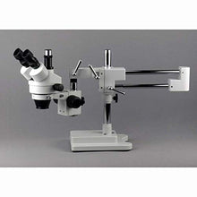 AmScope Digital Trinocular Stereo Zoom Microscope 3.5X-90X White