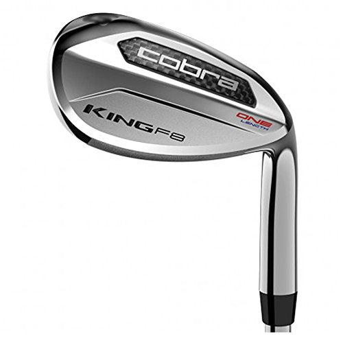 Cobra Men's 5-GW 2018 King Graphite F8 One Length Iron Set Red/Blue