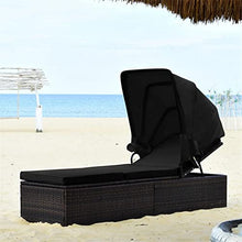TEOYETTSF Recliner Chair Top Tone Coffee Table Black