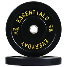 BalanceFrom Olympic Bumper Weight Plate Set Black