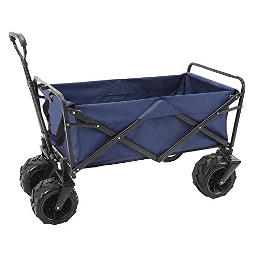 5sssallefaa Folding Utility Wagon Offroad Garden Transport Cart 85kg/187lbs
