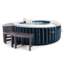 Intex PureSpa Plus Inflatable Hot Tub with Accessories Benches Blue