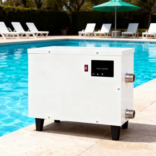 aromaoveite Hot Tub/Spa Heater | Durable Stainless Steel Heater, 5.5-15kw Power Options, Intelligent Temperature Control, Corrosion Resistant, Suitable for Swimming Pools, Spas, and Bathrooms. 9kw