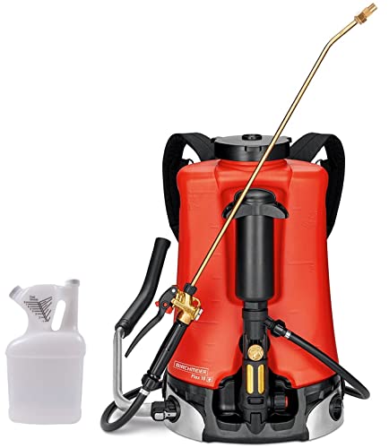 Birchmeier Flox 10 AT3 Backpack Sprayer with Tip N' Measure 1 Gallon Container (Bundle, 2 Items)