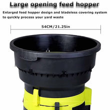 Electric Leaf Mulcher Shredder with Wheels and Storage Bag for Efficient Yard Cleanup and Composting,Includes Long Power Cord (Powercord×40m)