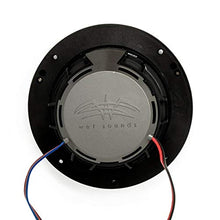 Wet Sounds REVO 6-XSG-SS High Output 6.5" Marine Coaxial Speaker with RGB Backlighting Gray