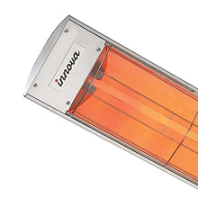 Eurofase EF15120S 1500W 120V Electric Patio Heater, Stainless Steel