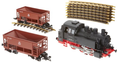 Piko G Scale Model Trains DB BR80 Ore Starter Set 120V Brown