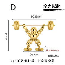 LSX Gold Stainless Steel Home Decor Showpiece Set (5pcs)