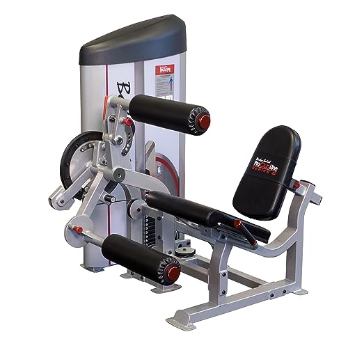 Body-Solid S2LEC Leg Extension & Leg Curl Machine Silver