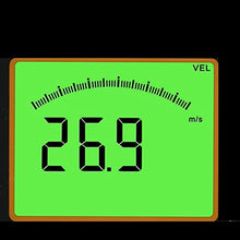 Sxdthy Handheld Digital Wind Speed Meter Measuring Air Speed Air Volume and Dew Point Wet Bulb Temperature Humidity Air Flow Tester