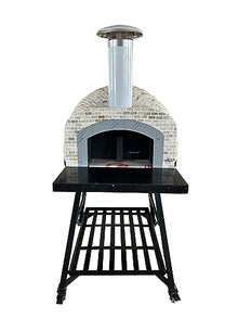Vera Pizza Ovens Capolavoro OP82 - Wood Burning Oven with Mushroom Granite Mosaic Tiles