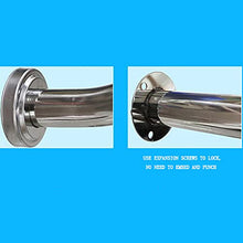 Swimming Pool handrails Stainless Steel Upper and Lower Swimming Pool Safety handrails Indoor and Outdoor Pool Wall Slope Railing Safety Grab Handle (Silver 88CM) (Silver 88CM)