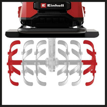 Einhell Professional PXC Cordless Garden Rotavator - 36V Powerful Soil Cultivator with Brushless Motor, 45cm Working Width, 23cm Working Depth - GP-CR 36/45 Li Tiller (Battery Not Included)