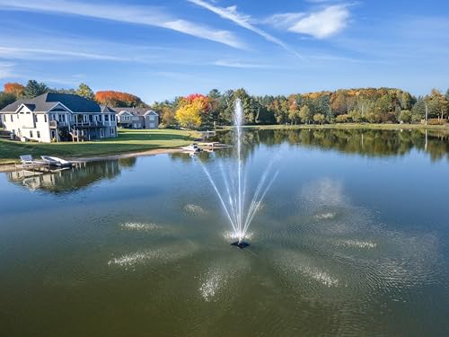 Scott Aerator Amherst Small Pond Fountain | 1/2 HP 230V 70ft Cord