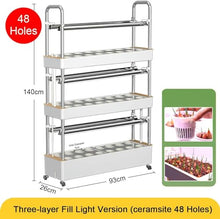 FLTRGO Indoor Garden Hydroponic Growing System,3/4 Tier Hydroponics Tower Set,Hydroponic Planter,Plant Vertical Hydroponics,Suitable for Planting Leafy Vegetables,Stem Vegetables