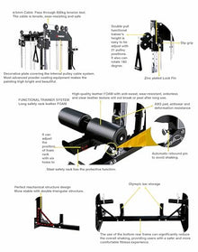MiM USA Pro Master 1001 Smith Machine Functional Trainer Black