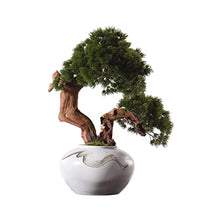 YXIANG56Q Fake Plants Artificial Bonsai Tree, Fake Plants in Ceramic Pot, Faux Potted Plant for Home Desktop Zen Garden Living Room Decor, Height 22.44 Inches Bonsai Tree