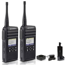 Motorola Solutions DTR700 Digital 2-Way Radio 2-Pack Black