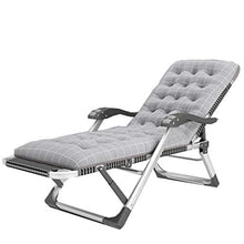 CUTPOIY Oversized Zero Gravity Chair Patio Recliners Padded Folding Chair Extra Wide Chaise Lounge for Outdoor Yard Poolside Support Padded Seat & Back, Grey