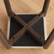 LHHAIUA Ottoman for Bedroom Dorm Multifunctional Footstool Solid Wood Upholstered Seat for Living Room Under Desk Footrest