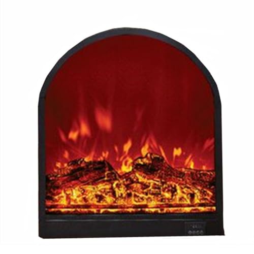 DJVHSRI Fire Place Fireplace Core Wall-Mounted Stove Embedded Villa Bar Restaurant Barbecue Flame Electric Fireplace Simulation Charcoal Lamp Farmhouse Fireplace,