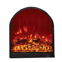 DJVHSRI Fire Place Fireplace Core Wall-Mounted Stove Embedded Villa Bar Restaurant Barbecue Flame Electric Fireplace Simulation Charcoal Lamp Farmhouse Fireplace,