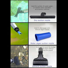 WZUOPG Swimming Pool Automatic Vacuum Cleaner, Swimming Pool Underwater Vacuum Cleaner with Suction Head and Sewage Pipe, Septic Tank Bottom Cleaning Equipment