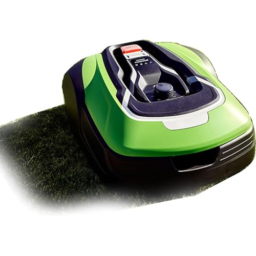 GHRERTX Auto Robotic Lawn Mower,Robot Lawnmower with APP Control,20-60mm Cutting Height Range and 35% Slope,IPX5 Waterproof Ultra Quiet Lawnmower Robotic for Lawns up to 1500m²
