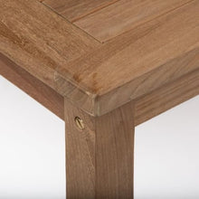 TITAN GREAT OUTDOORS Ash & Ember Grade A Teak 47in Coffee Table, Patio Lounge Tea Table for Deck, Porch, or Backyard Indoor Outdoor Use, Weather Resistant Slatted Outdoor Lounging Patio Furniture