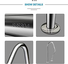 Swimming Pool Safety Hand Rail Pool Handrails Swimming Pool Handrails, Pool Hand Rail 304 Stainless Steel, Easy to Install 250LBS Load Capacity, 3-Bend Spa Safety Rails