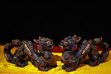Generic Tibetan Temple Meteorite Dzi Beads Dragon Pair 10