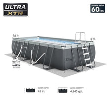 Intex Ultra XTR Rectangular Swimming Pool Set Blue