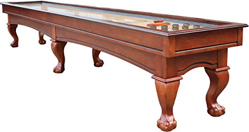 Playcraft Charles River 12' Pro-Style Shuffleboard Table Chestnut