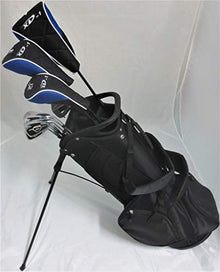 Precision Pure Golf Tall Mens Golf Set Taylor Fit Custom Made Clubs +1" Length Complete & Deluxe Stand Bag Red White Black
