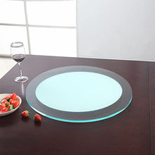 Custom Tempered Glass Cut to Size - 1/4" Thick Bevel Edge Round Table Top, Patio Table or Clock Glass Replacement by Fab Glass & Mirror