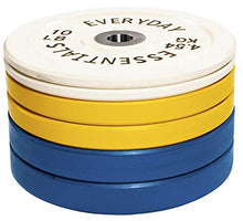Signature Fitness Olympic Bumper Plate Weight Plates 160LB Set Color Coded