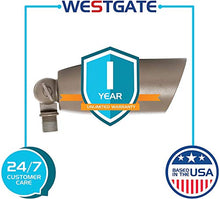 Westgate Waterproof Landscape Light LED Spotlight Adjustable Directional Security Lighting for Patio Deck Yard Garden Pathway Pool Area - MR16 Bulb Included (12, Bronze)