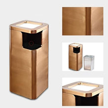 Hhaoran-9863 Ashtray Trash Can Hotel Lobby Stainless Steel Trash Can Vertical Shopping Mall Elevator Entrance Hotel Corridor Lobby Ashtray Standing Ashtray Outdoor for Patio (Color : C)